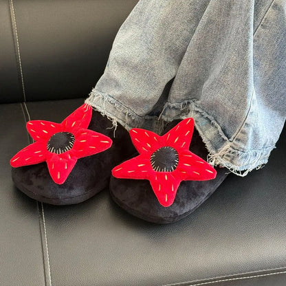 Pantuflas Flor Demogorgon