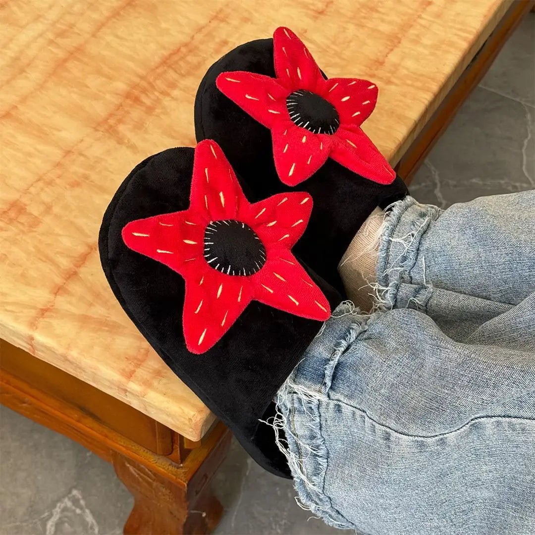 Pantuflas Flor Demogorgon